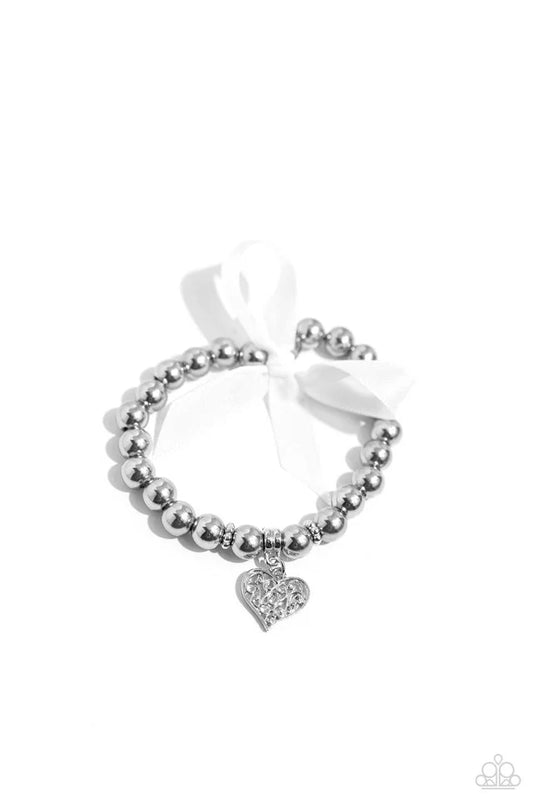 Paparazzi Bracelet ~ Prim and Pretty - Silver