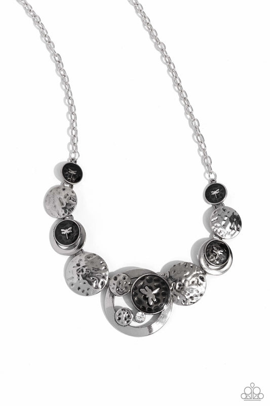Paparazzi Dragonfly Design - Black Necklace