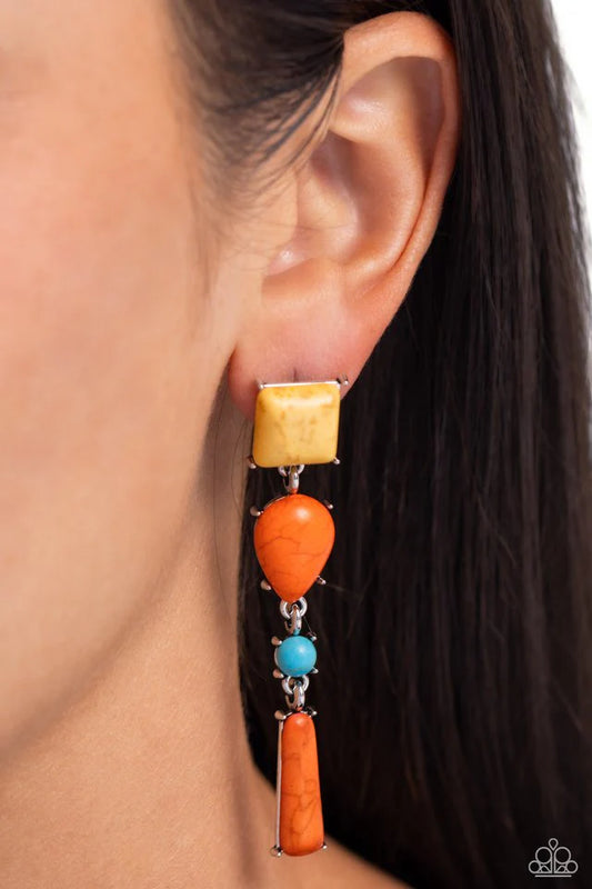 Paparazzi Earring ~ Saharan Sabbatical - Orange