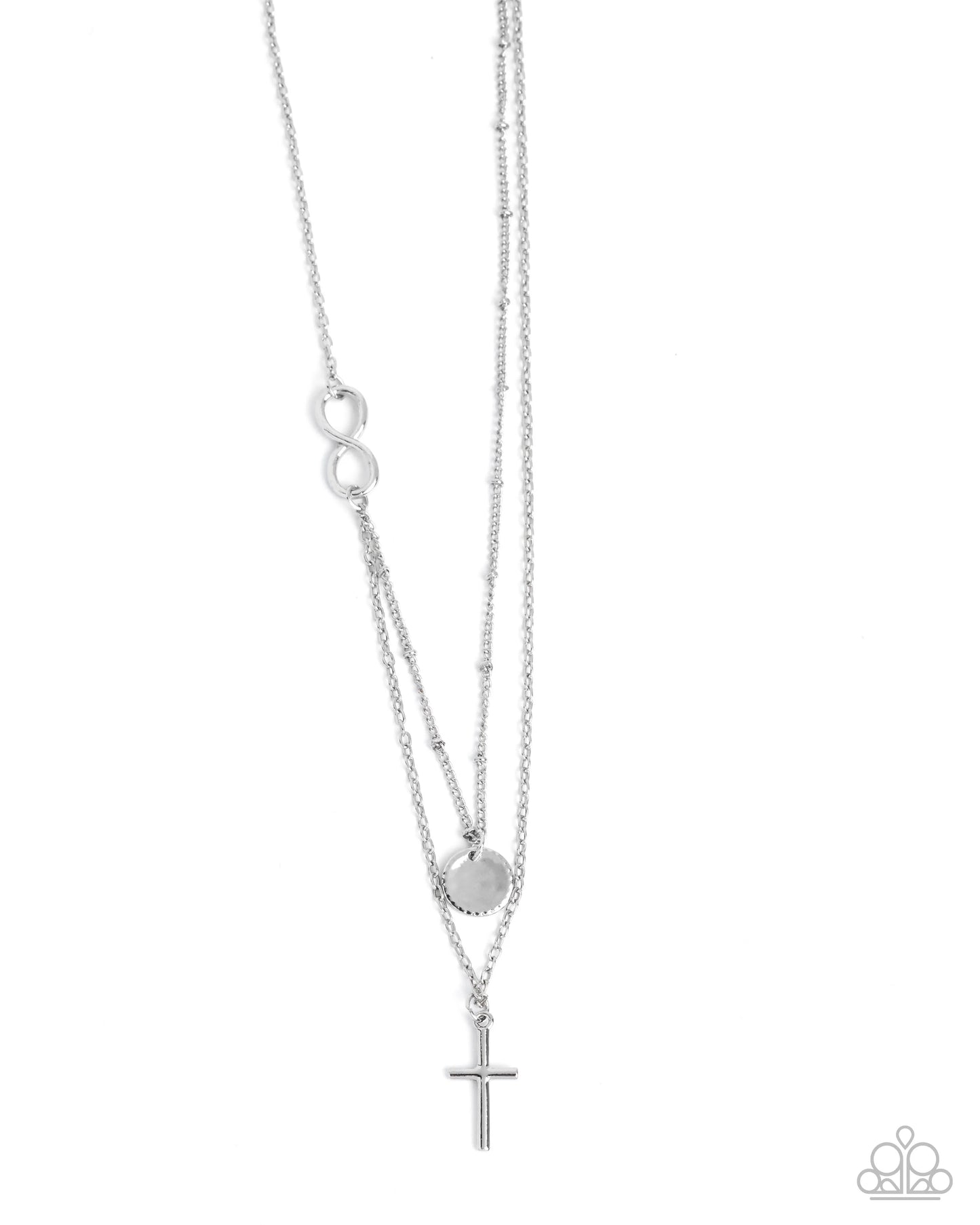 Paparazzi Eternal Embrace - Silver Necklace