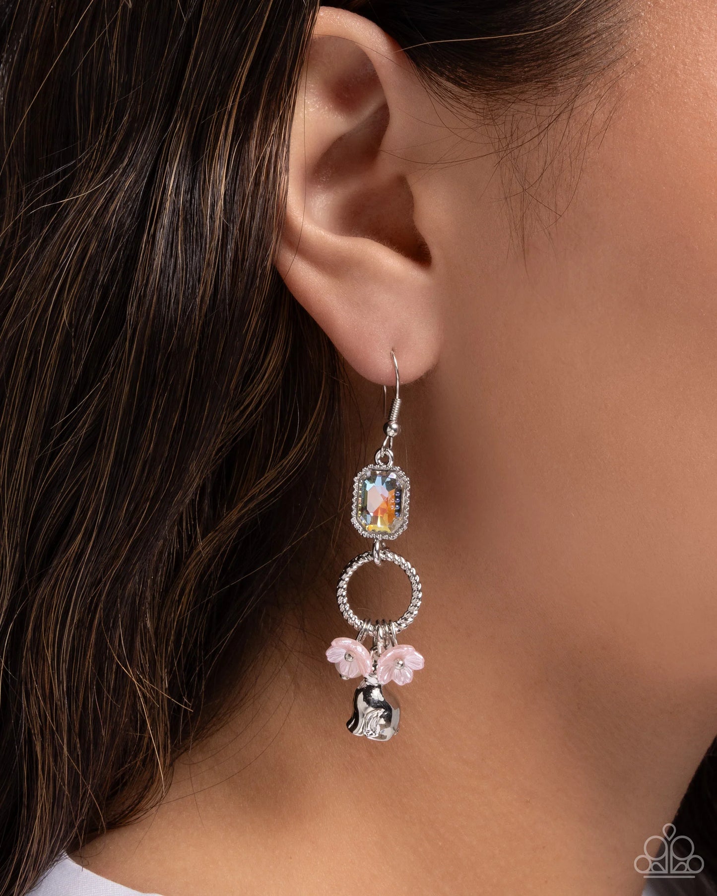 Paparazzi Malibu Melody - Pink Earrings