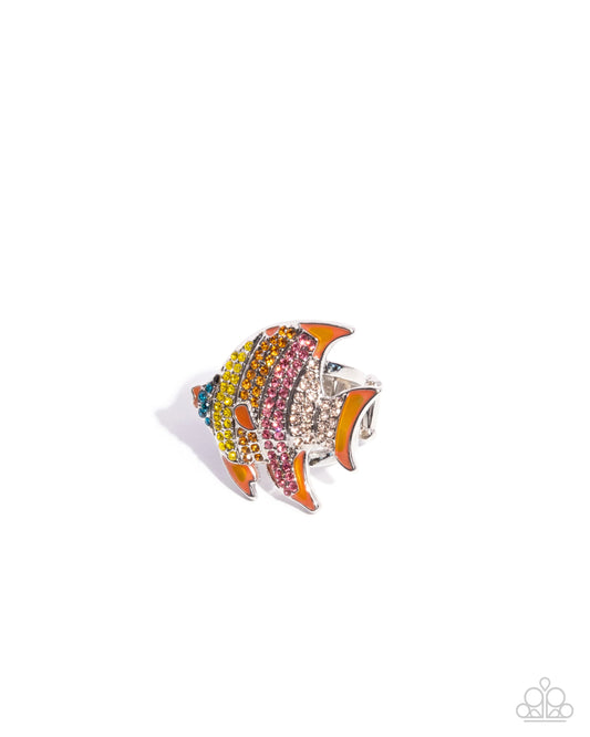 Paparazzi Swimming in Style - Orange Ring