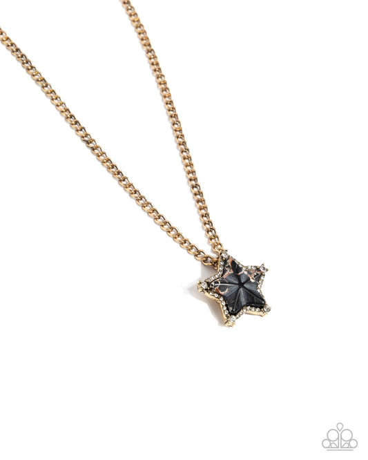 Paparazzi Lone Star Story - Black Necklace