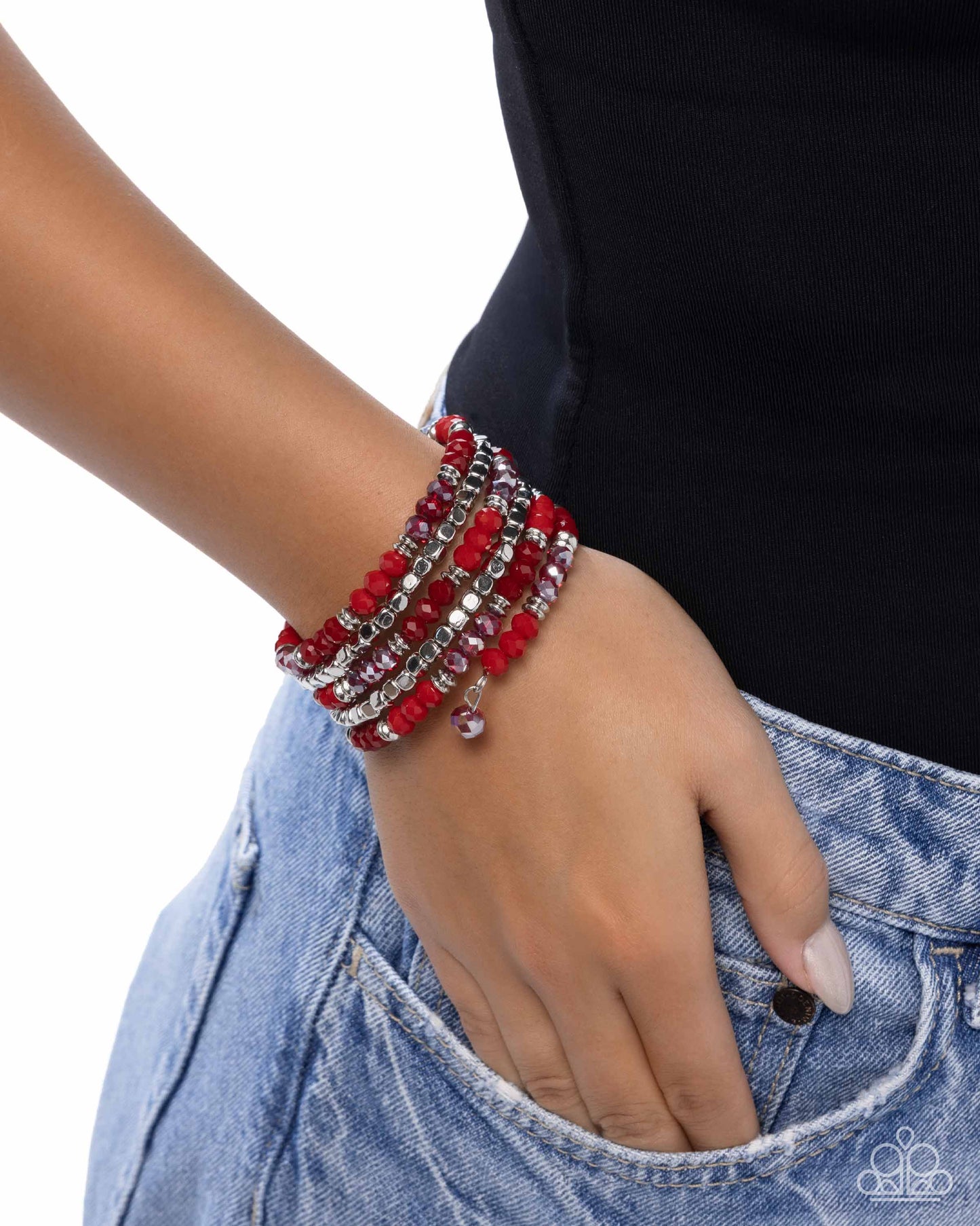 Paparazzi Memorable Masterpiece - Red Bracelet