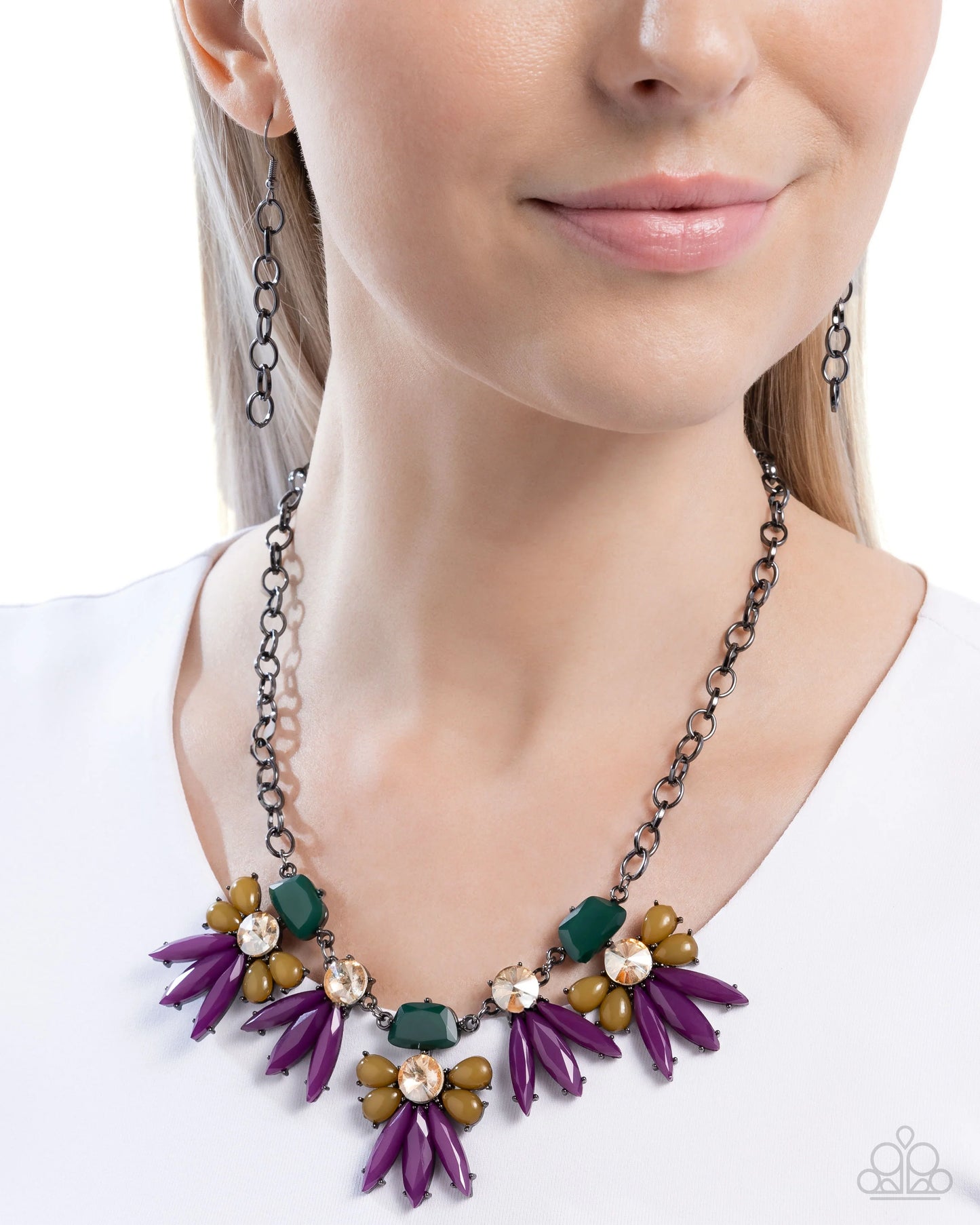 Paparazzi Folklore Flair Purple Necklace