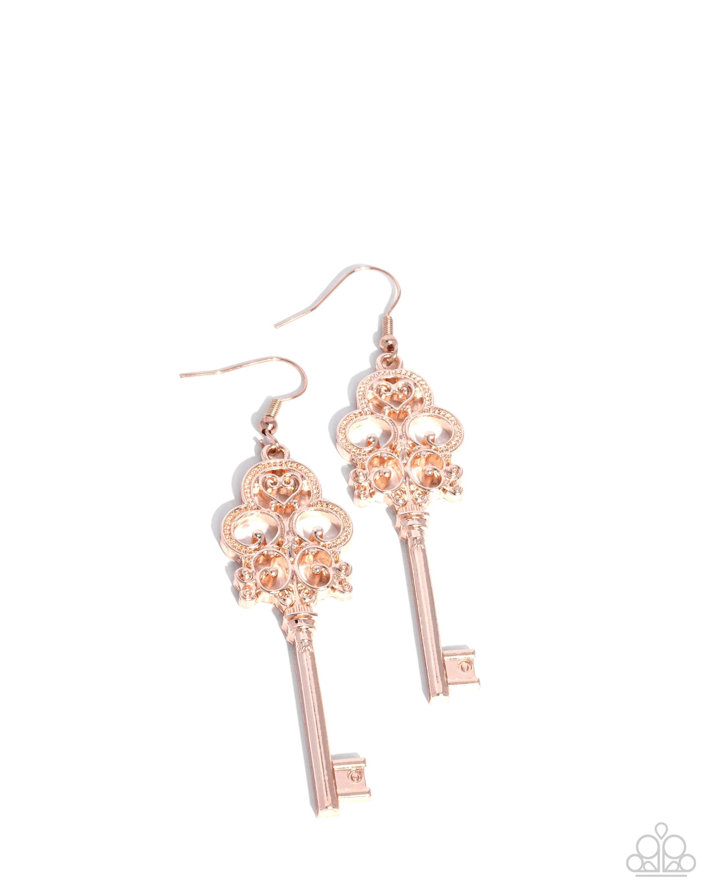Paparazzi Château Chic - Gold Earrings