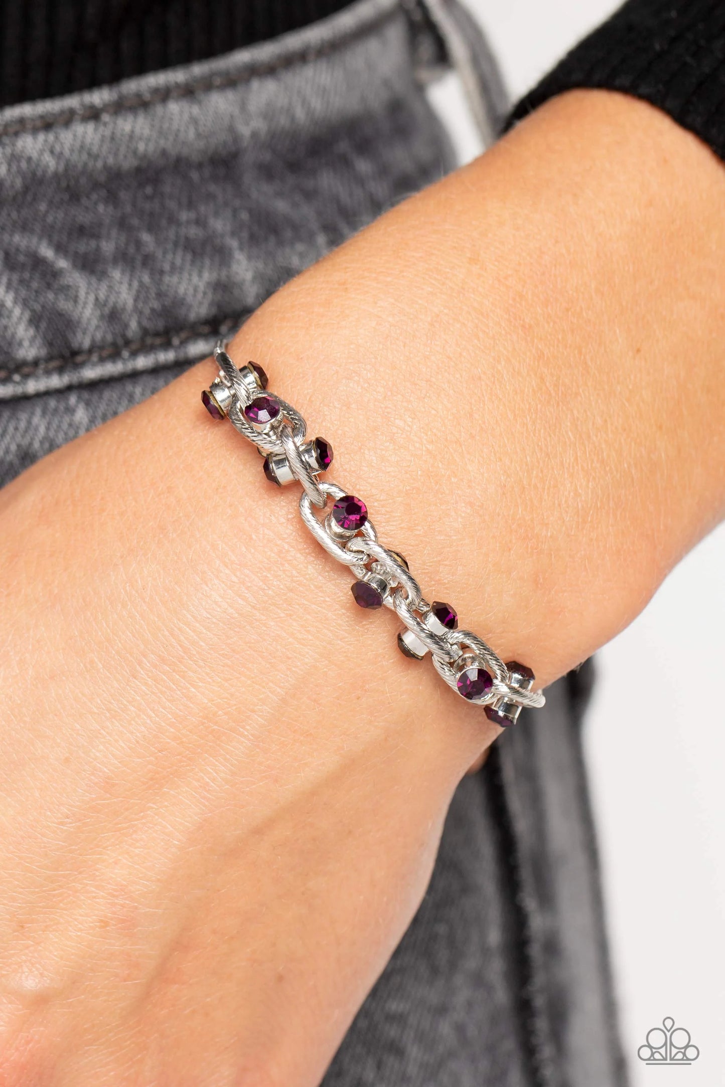 Paparazzi ♥ Intertwined Illusion - Purple ♥ Bracelet