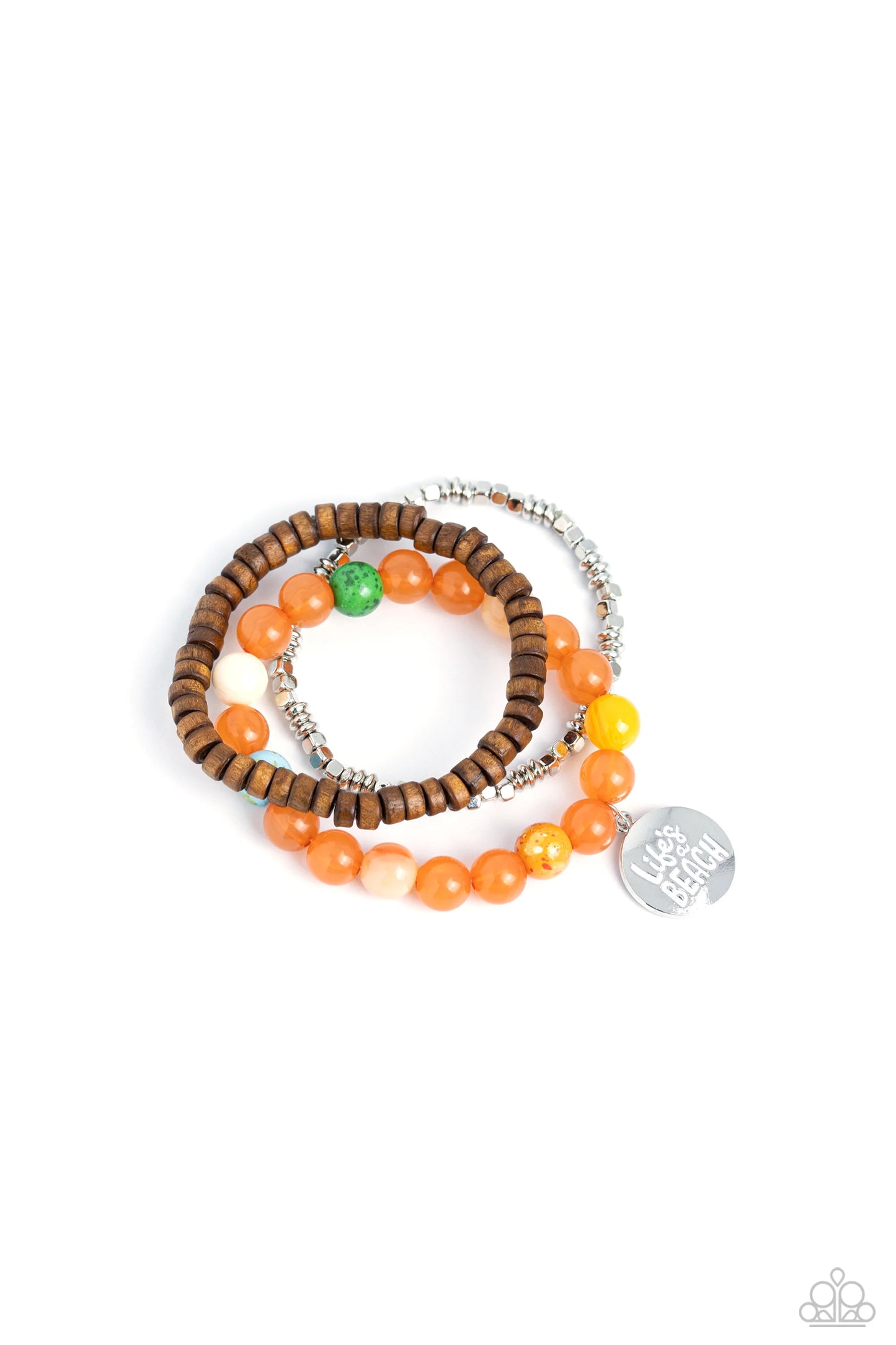 Paparazzi ♥ Lifes a Beach - Orange ♥ Bracelet