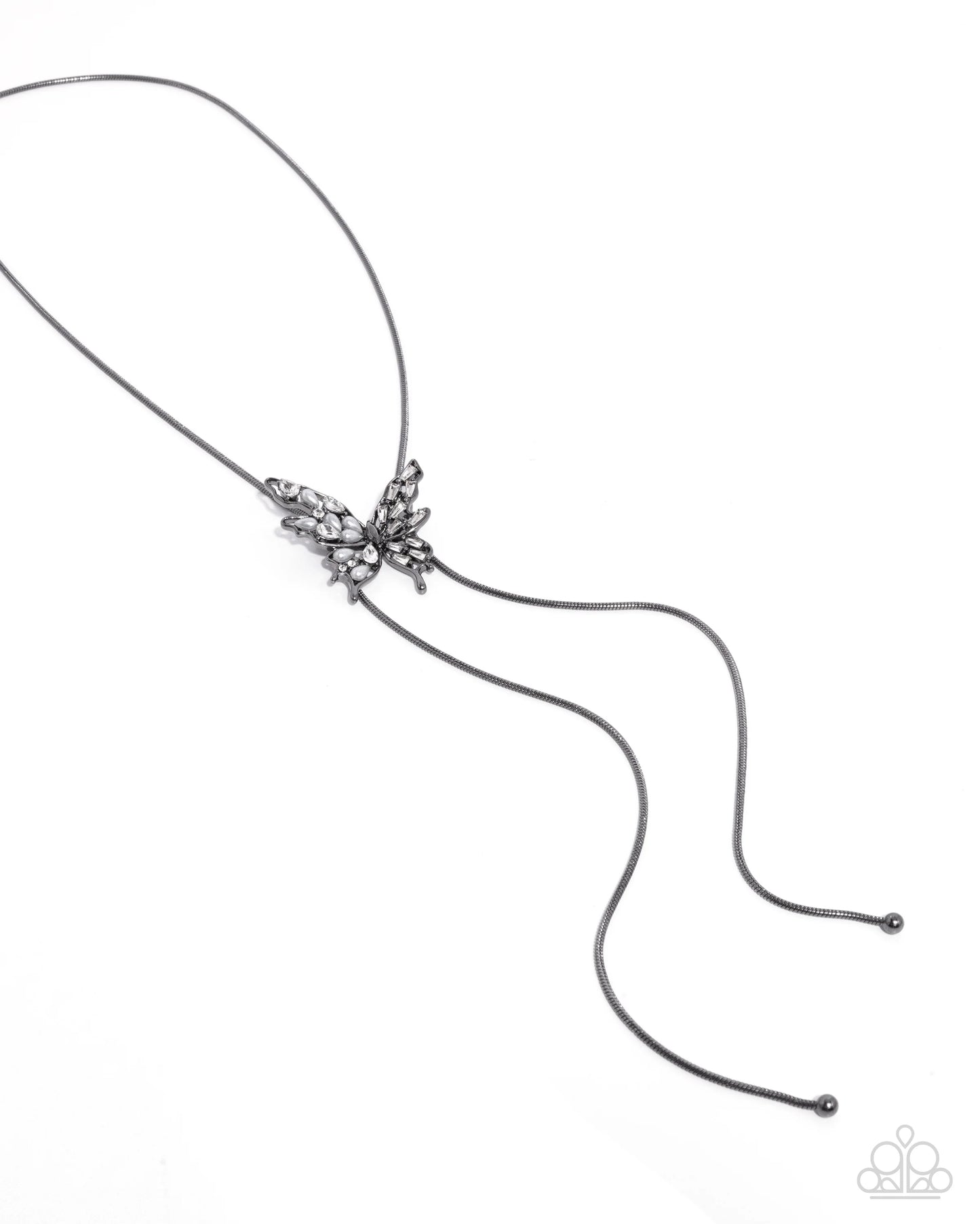 Necklace: "Hopeful Hierarchy - Black" 
Ring: "Aerial Allure - Black