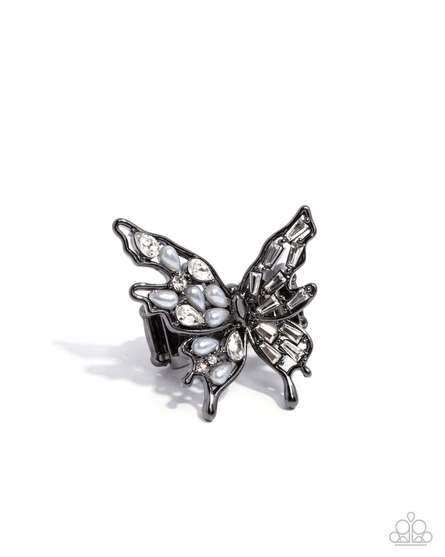 Necklace: "Hopeful Hierarchy - Black" 
Ring: "Aerial Allure - Black