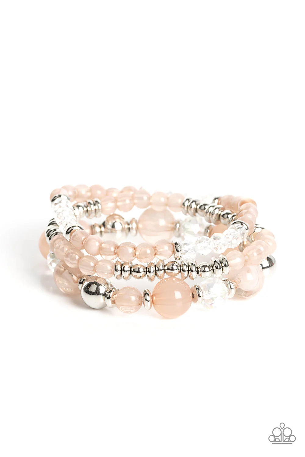 Paparazzi ♥ Shoreside Stroll - Brown ♥ Bracelet