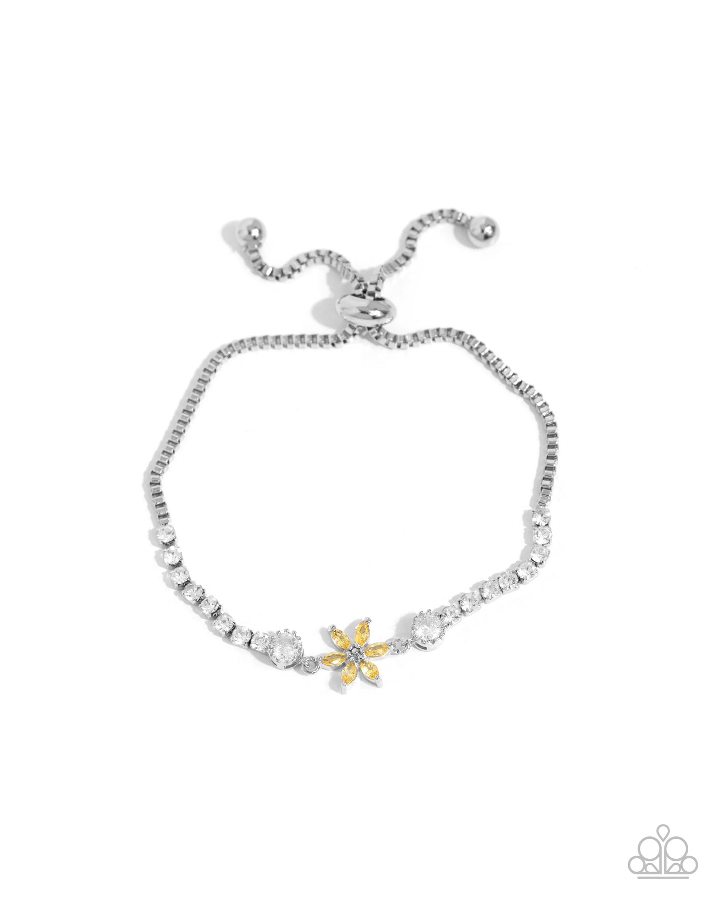 Paparazzi Dainty Delivery - Yellow Bracelet