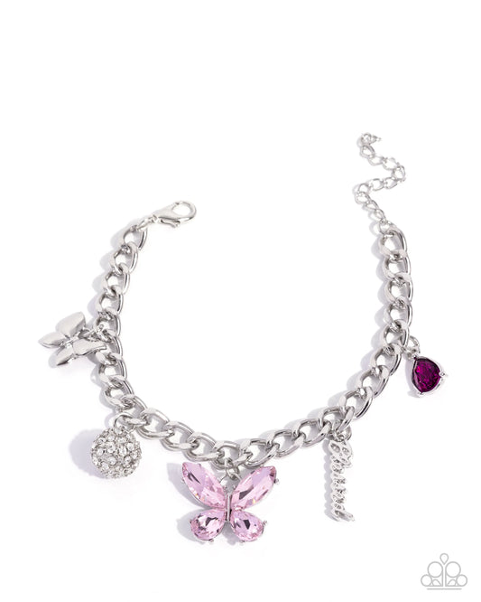 Paparazzi Luminous Lift - Pink Bracelet