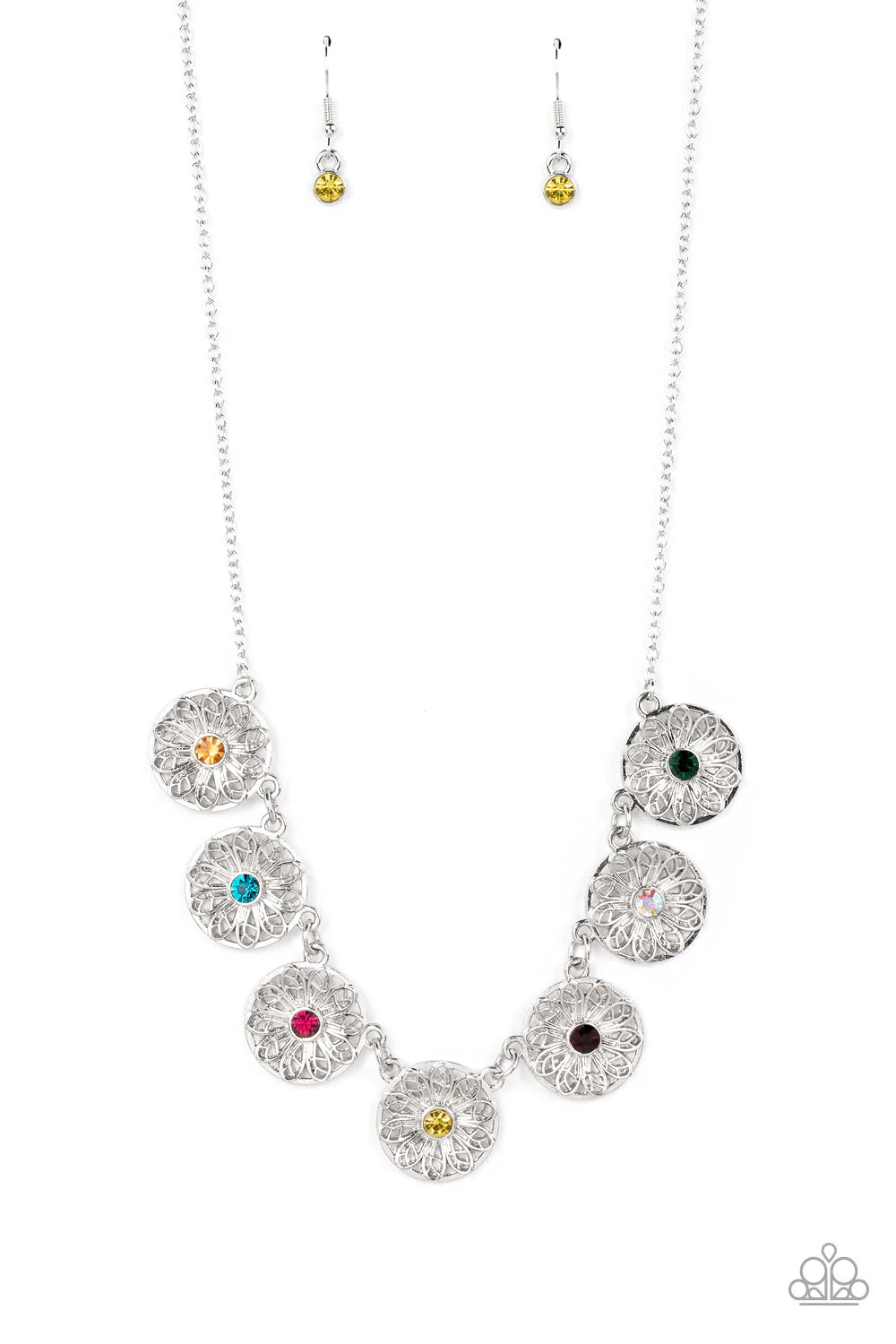 Paparazzi Garden Greetings - Multi Necklace