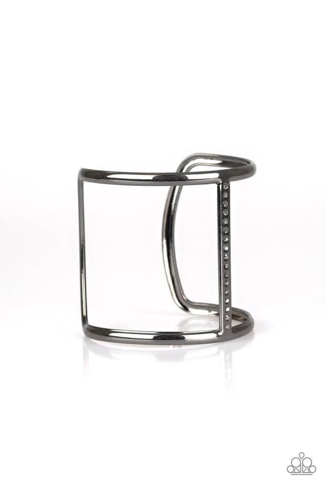 Paparazzi Diamond Deity - Black Bracelet