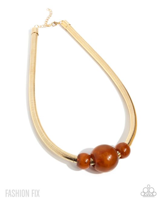 Paparazzi Sleek Shift - Gold Necklace/Paparazzi Metro Mural - Gold Bracelet