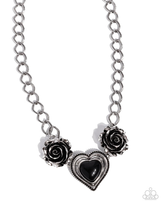 Paparazzi Be My Forever - Black Necklace
