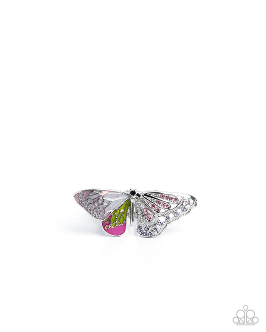 Paparazzi Carefree Canvas - Pink Ring