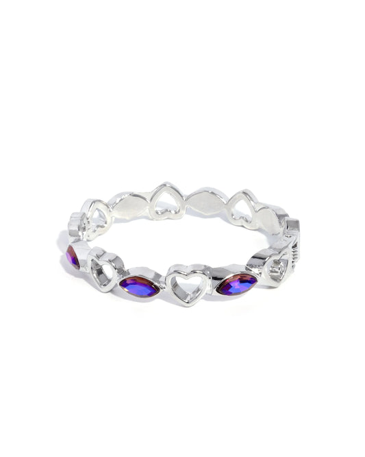Paparazzi Heartfelt Headline - Purple Bracelet