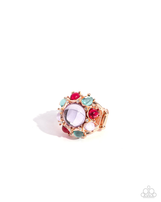 Paparazzi Clear Comfort - Copper Ring