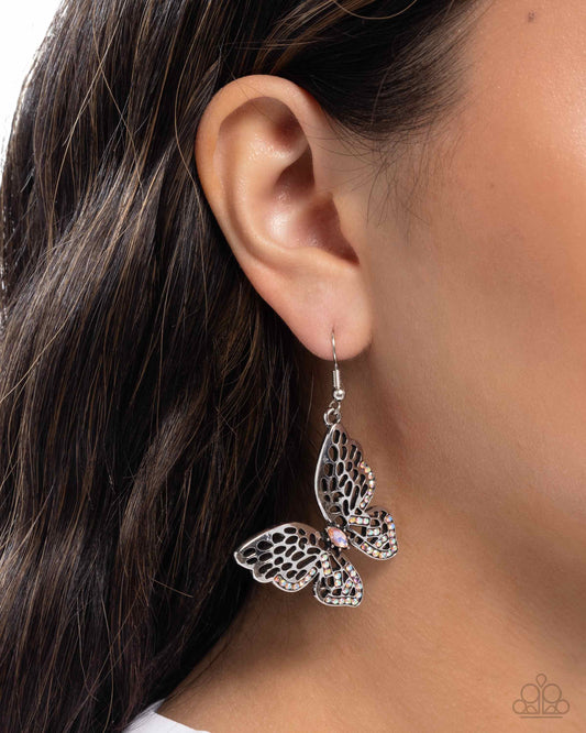Paparazzi Fresh Flutter - Orange Earrings