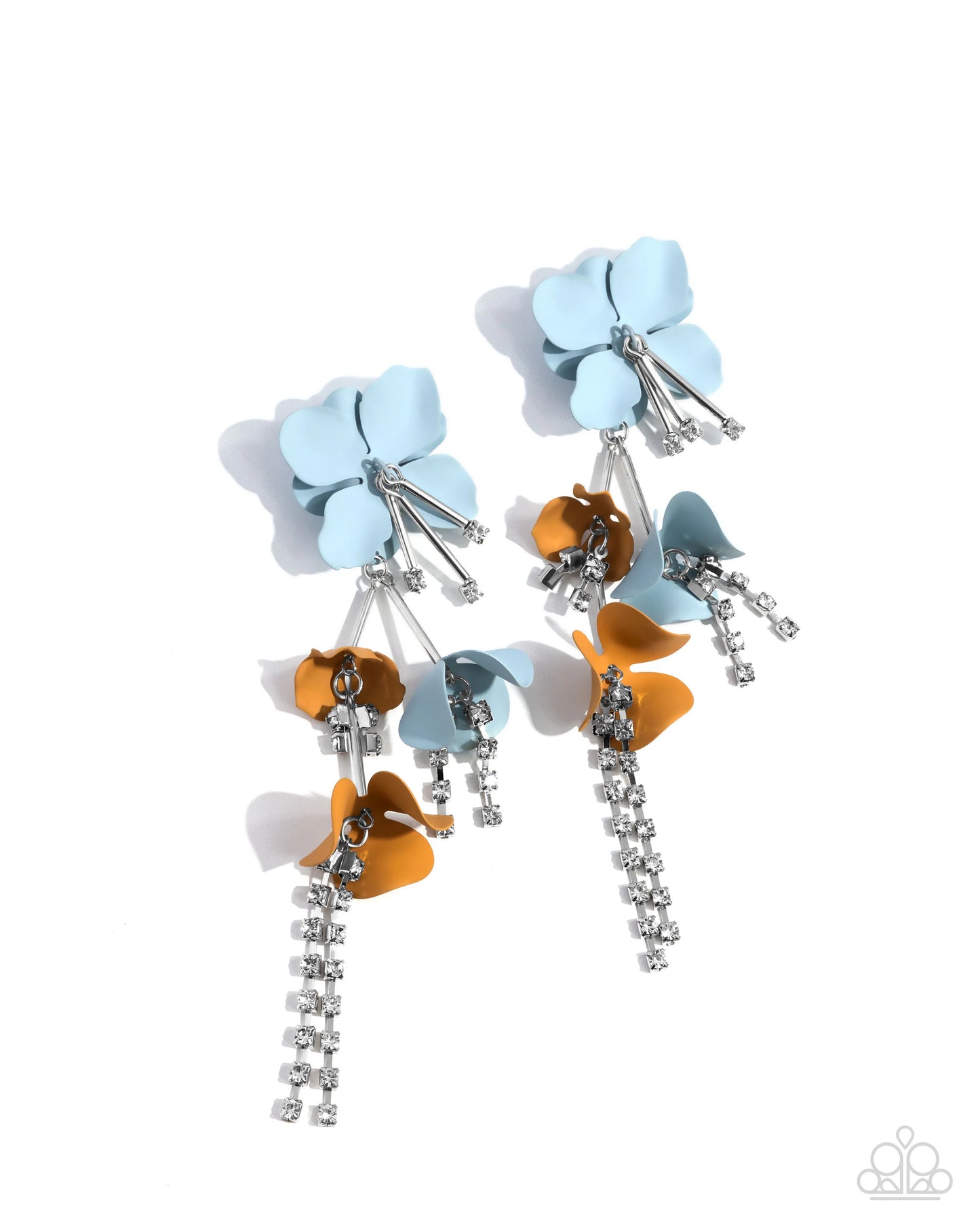 Paparazzi Capitol Chic - Blue Post Earrings