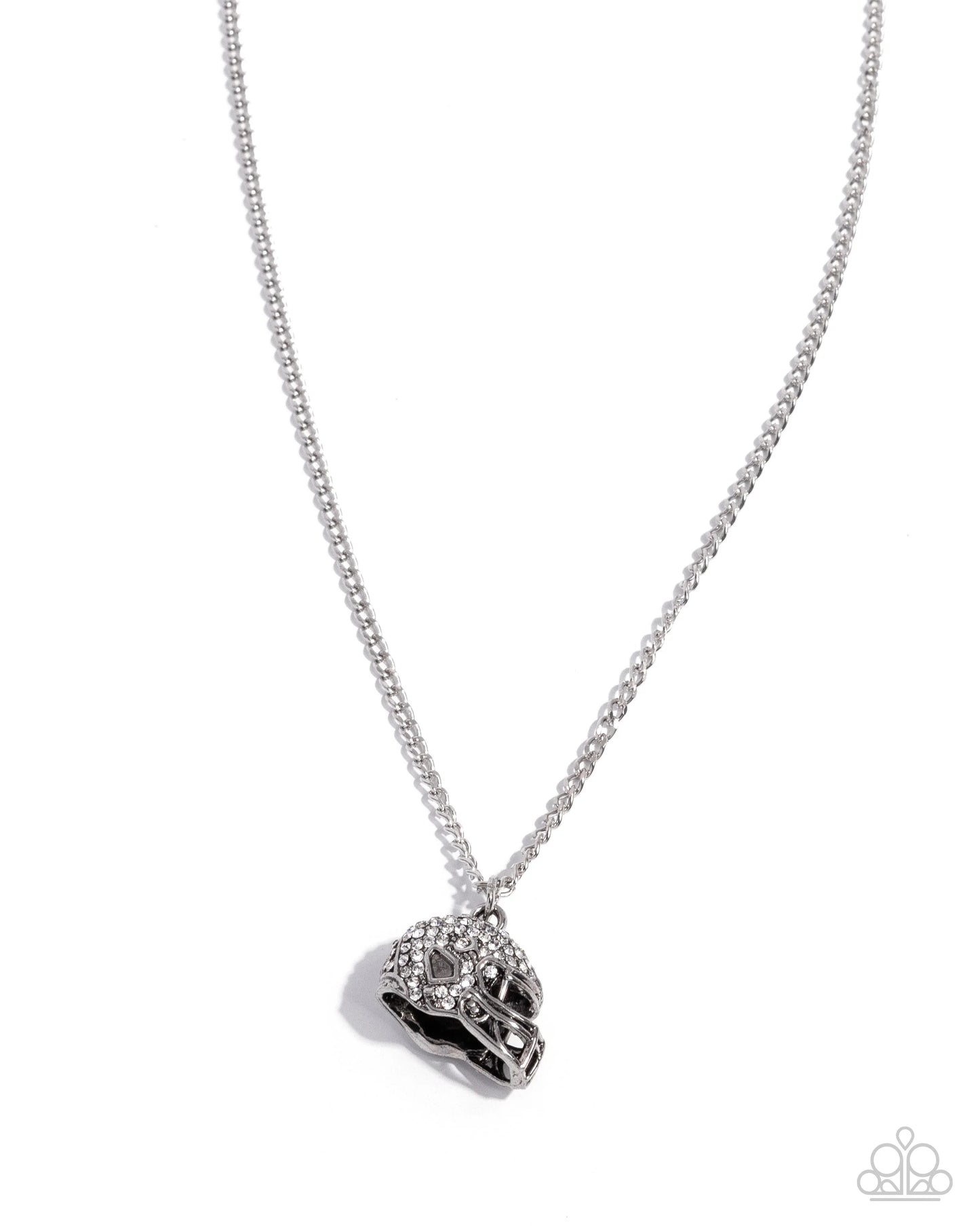 Paparazzi Quarterback Chic - White Necklace