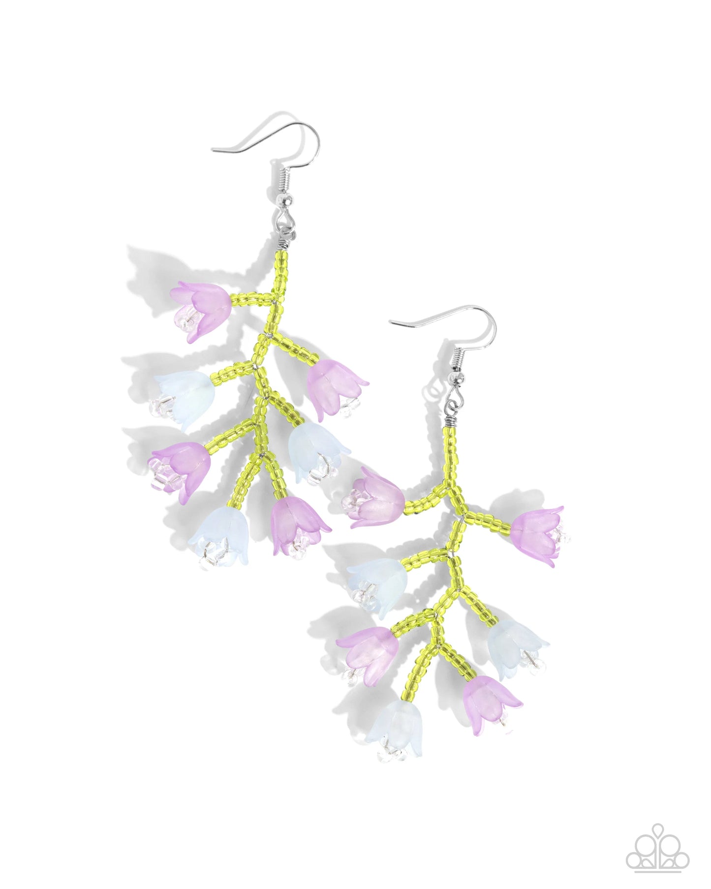 Paparazzi Beguiling Bouquet - Purple Earrings