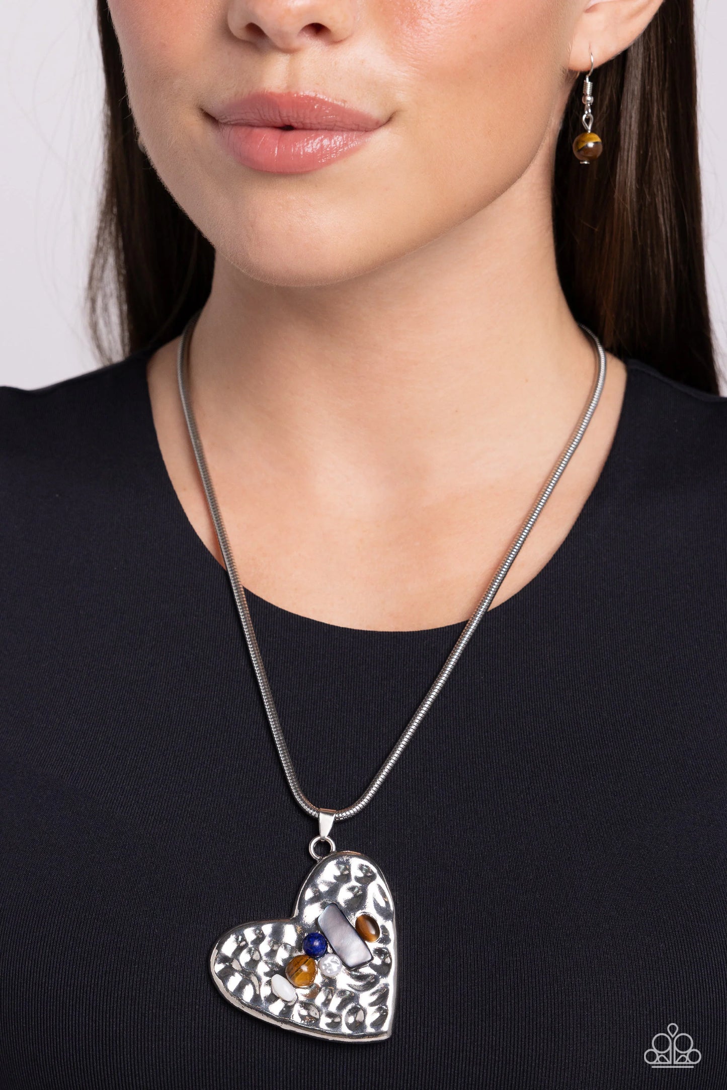 Paparazzi Tilted Trailblazer - Brown Necklace