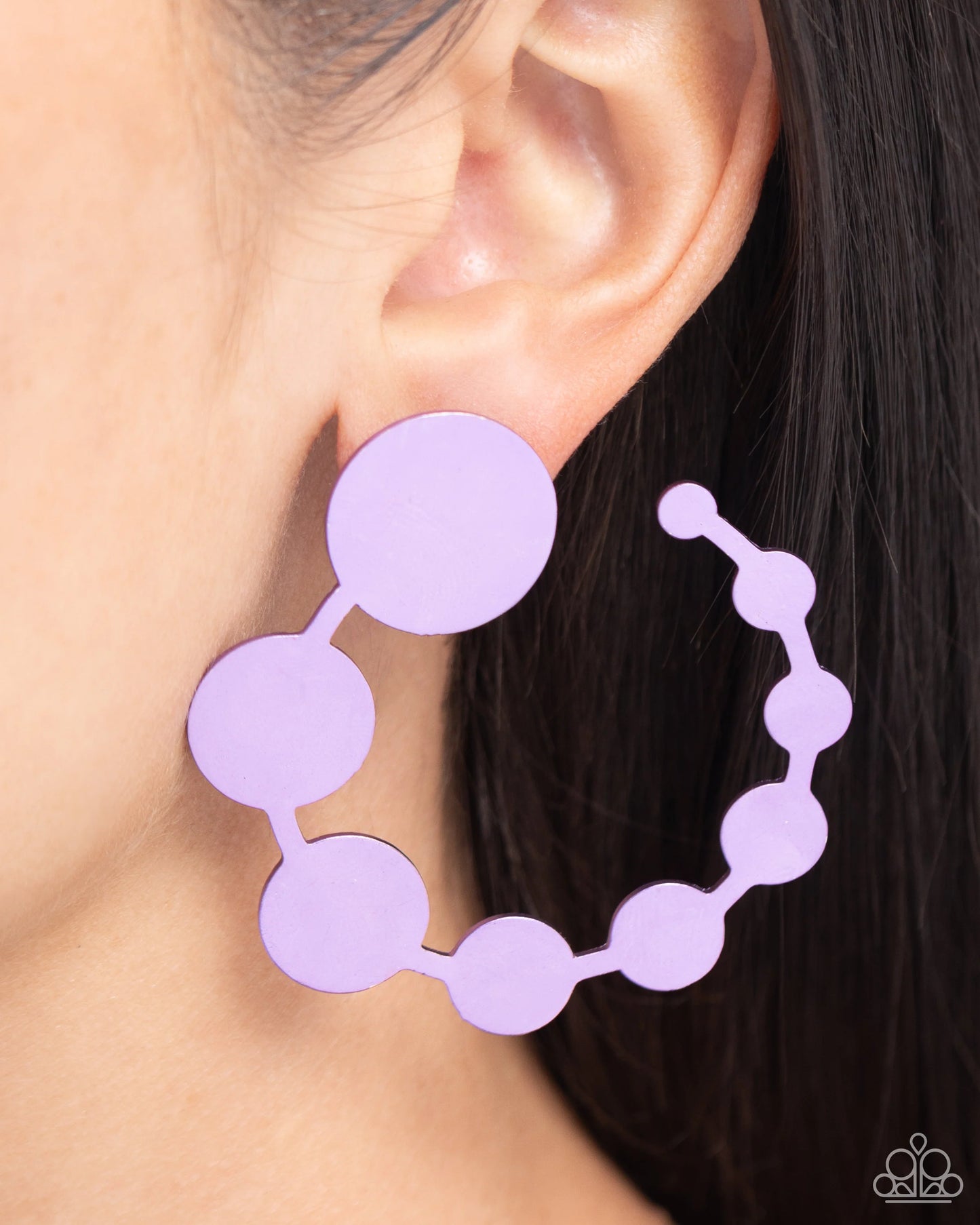 Paparazzi Have It Both PHASE - Purple Post Earrings