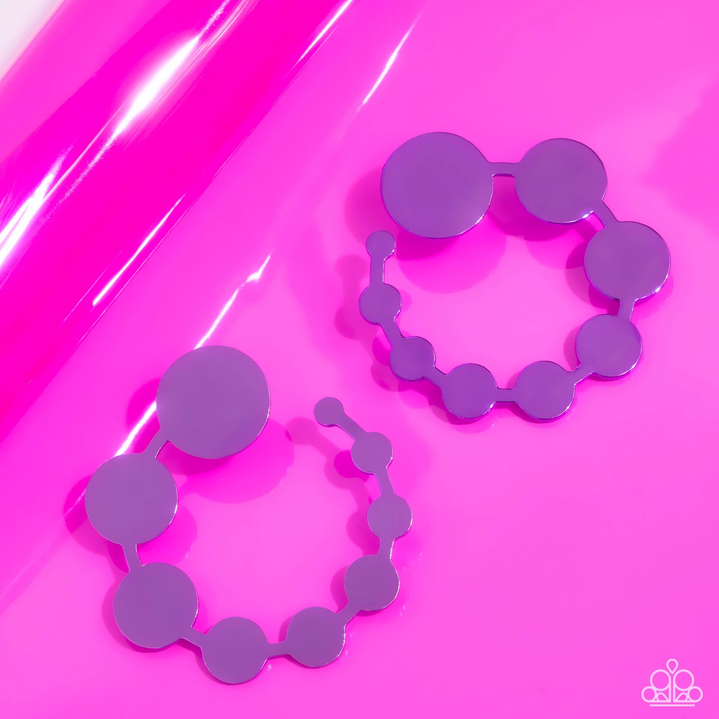 Paparazzi Have It Both PHASE - Purple Post Earrings