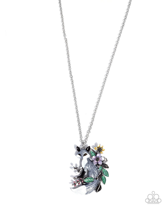 Paparazzi Fox Frame - Multi Necklace