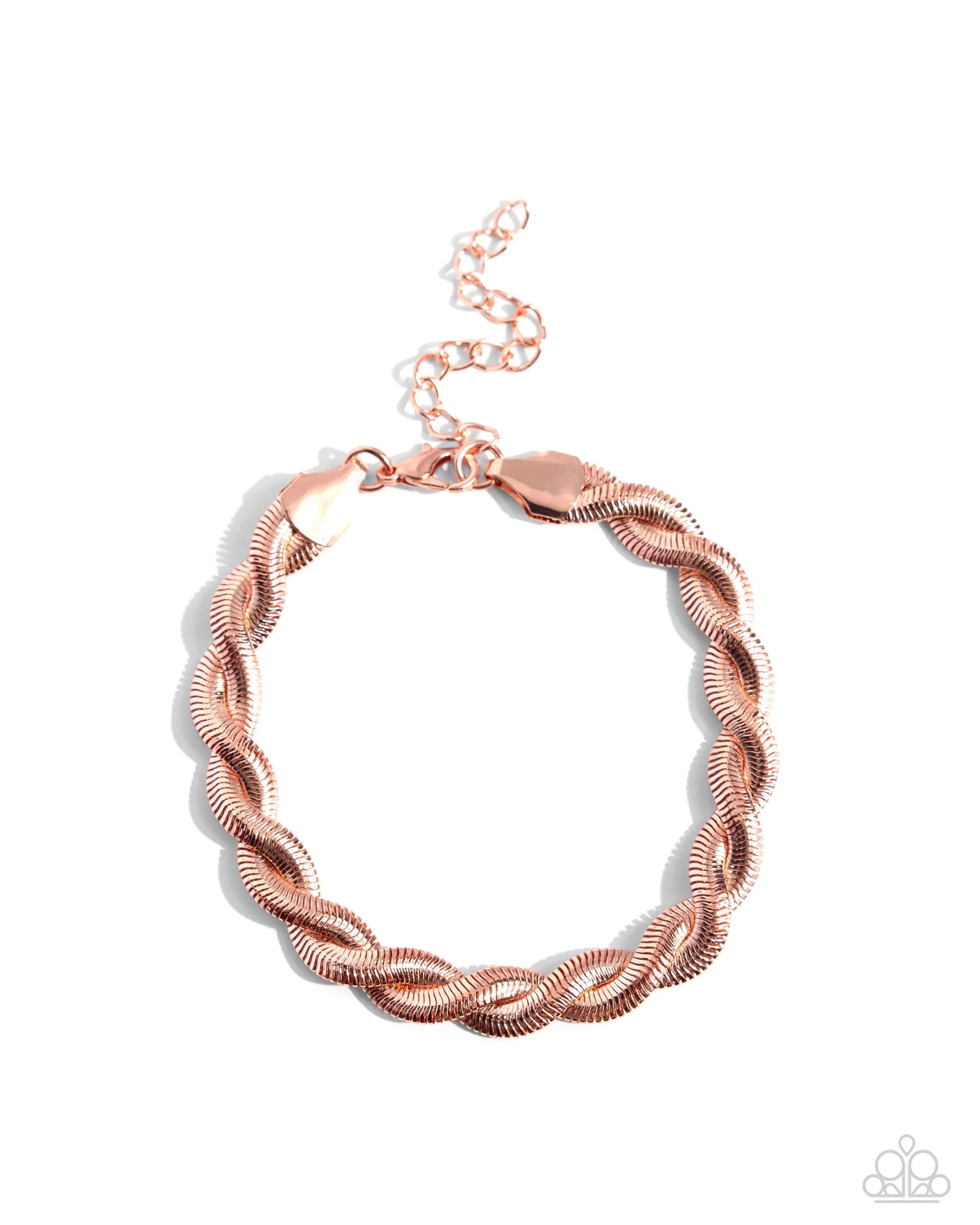 Paparazzi Tasteful Time - Copper Necklace /Paparazzi Tasteful Twists - Copper Bracelet