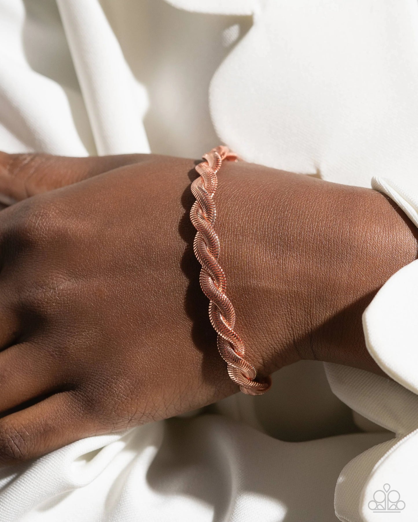 Paparazzi Tasteful Time - Copper Necklace /Paparazzi Tasteful Twists - Copper Bracelet