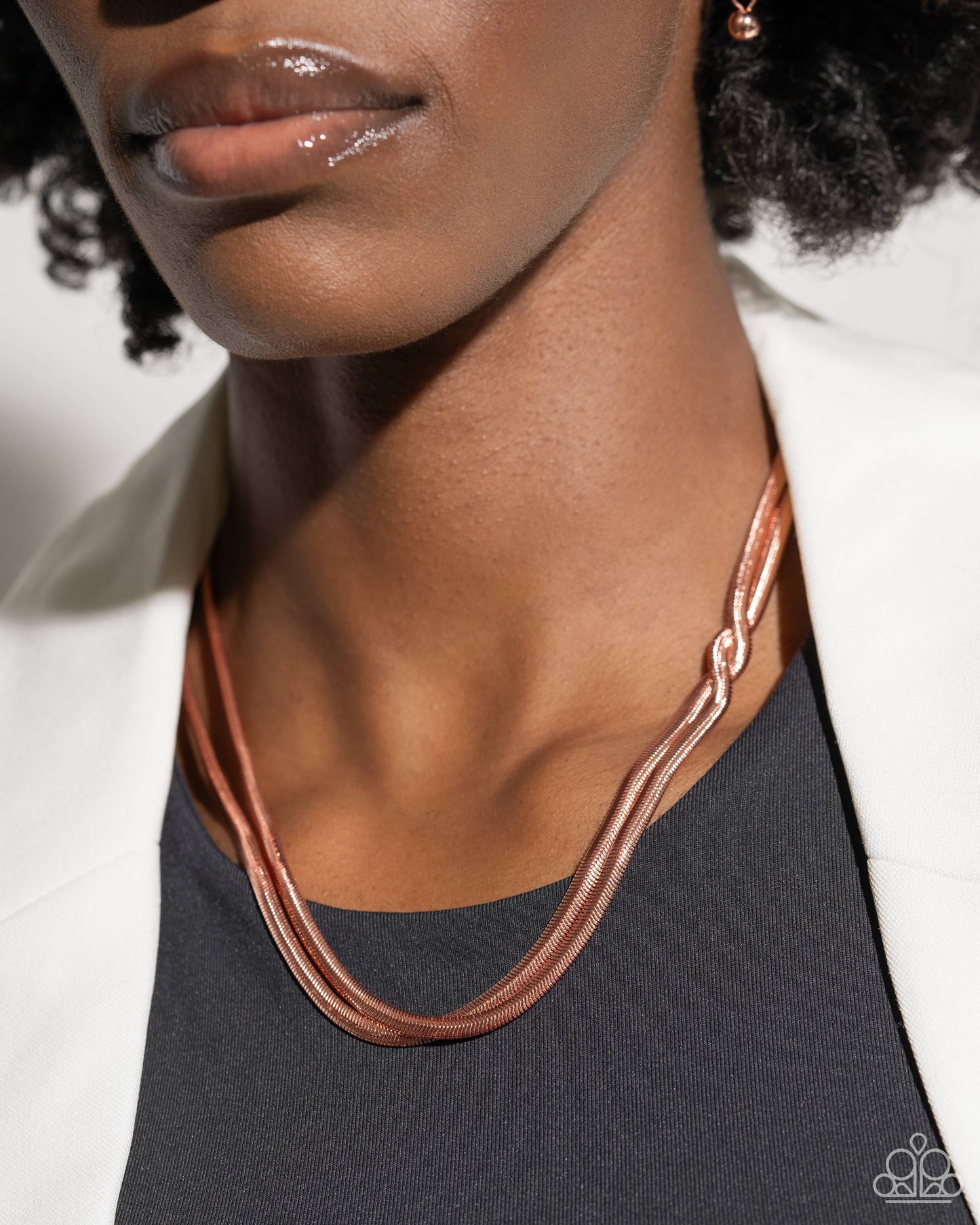 Paparazzi Tasteful Time - Copper Necklace /Paparazzi Tasteful Twists - Copper Bracelet