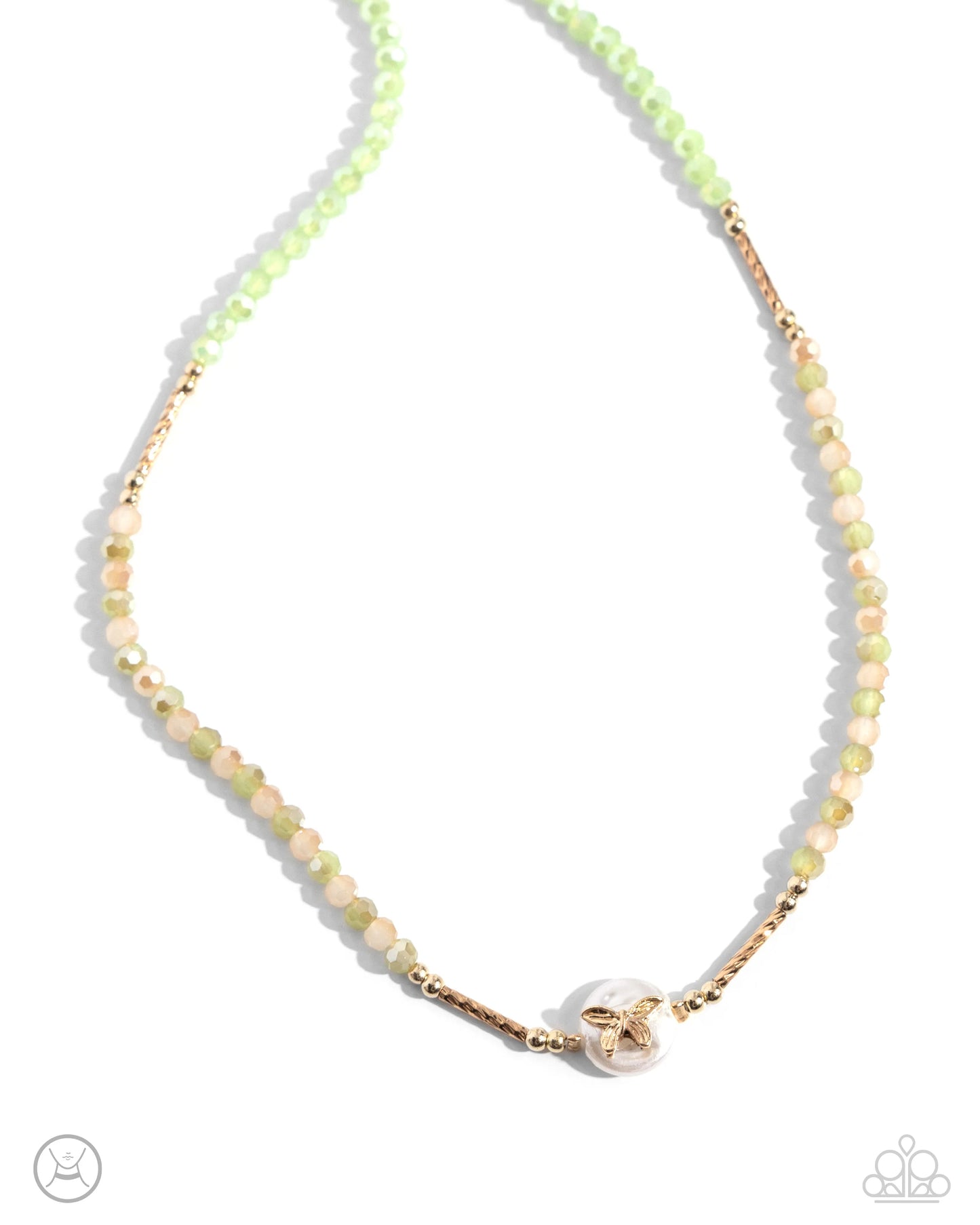Paparazzi Aerial Action - Green Necklace/Paparazzi Aerial Actress - Green Bracelet