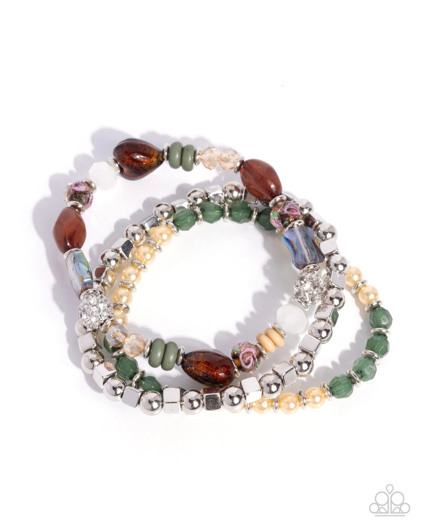 Paparazzi Doting Delight - Brown Bracelet