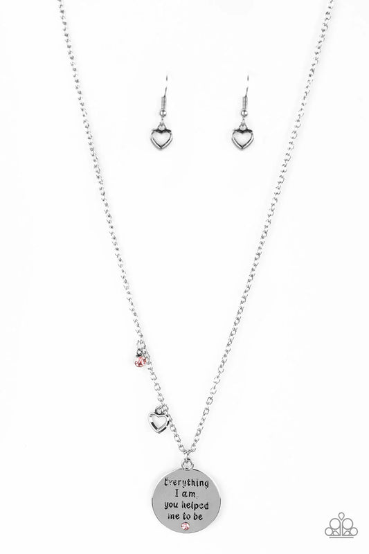 Paparazzi Everything I Am - Pink Necklace