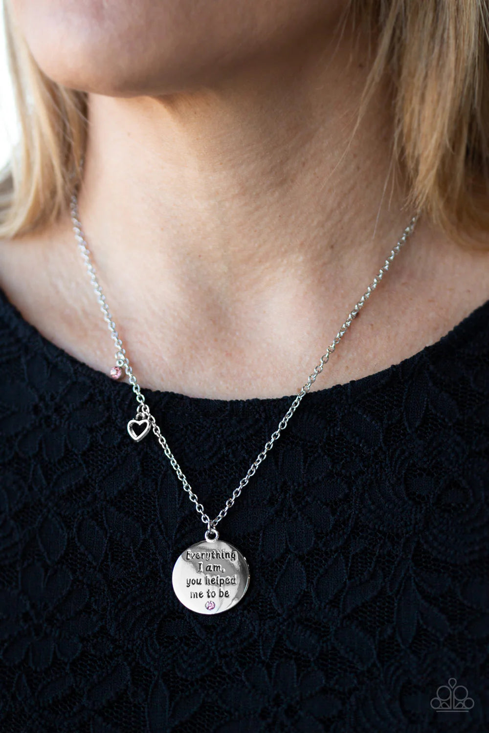 Paparazzi Everything I Am - Pink Necklace