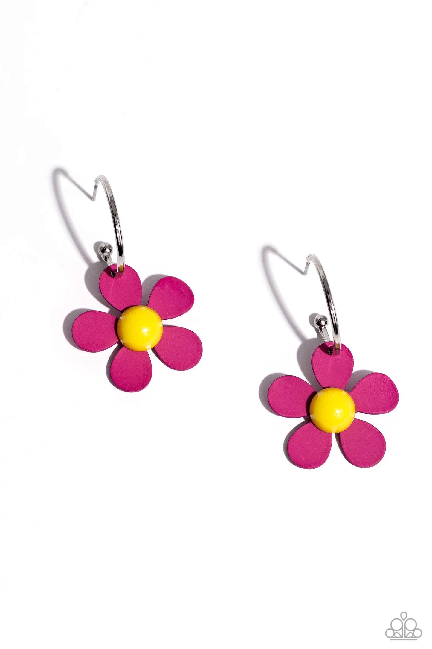 Paparazzi More FLOWER To You! - Pink Earrings