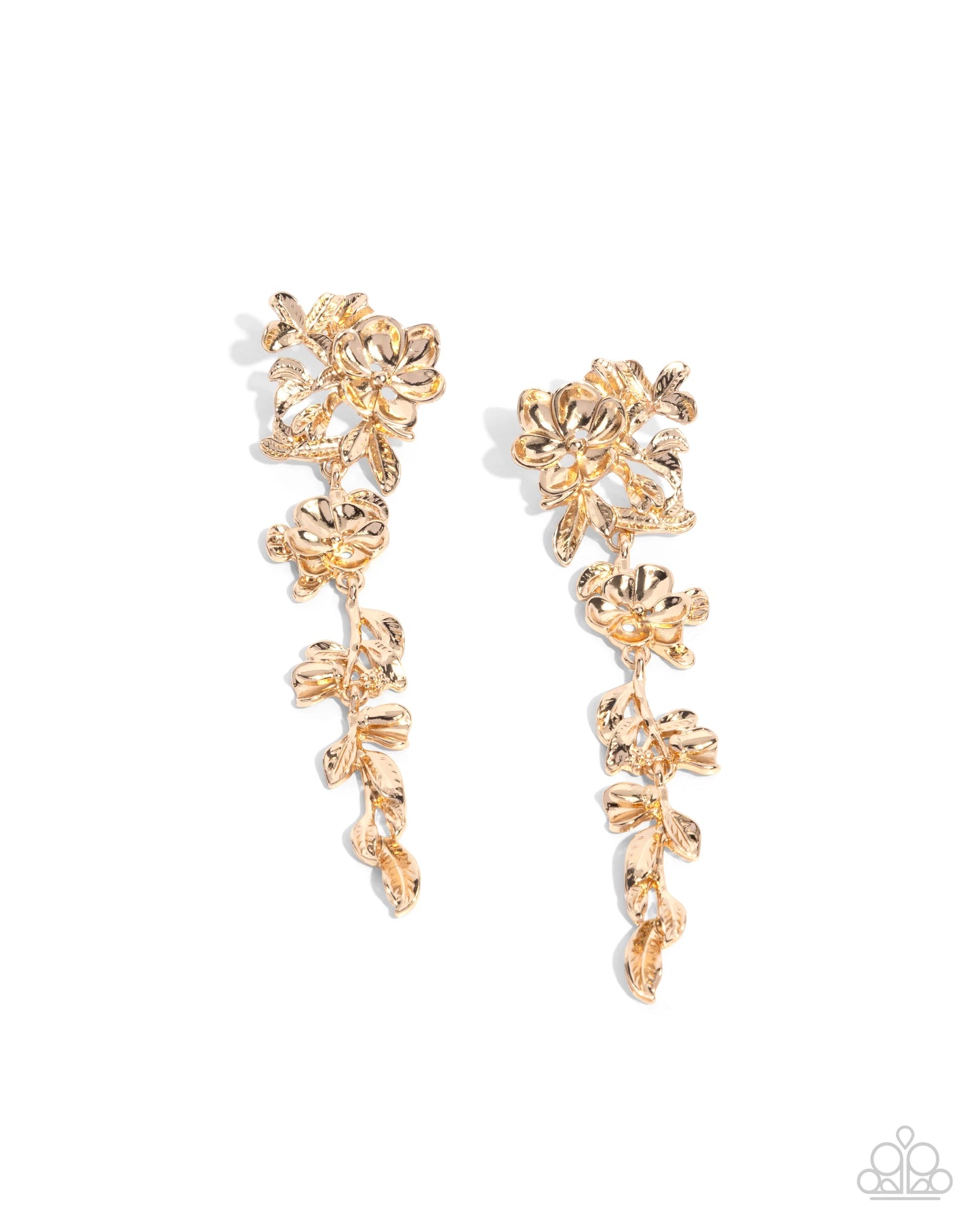 Paparazzi Generous Garden - Gold Post Earrings