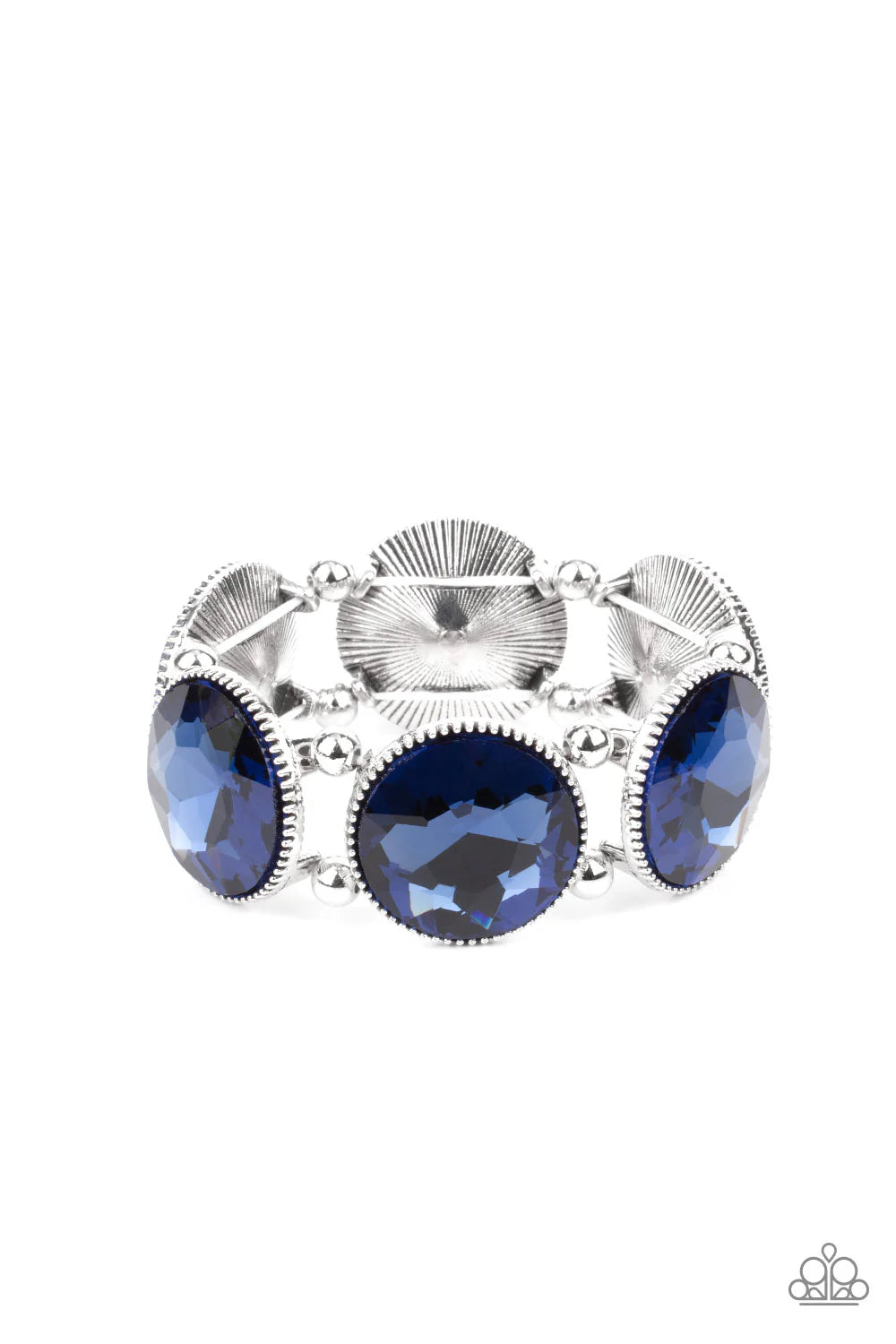 Paparazzi Powerhouse Hustle - Blue Bracelet