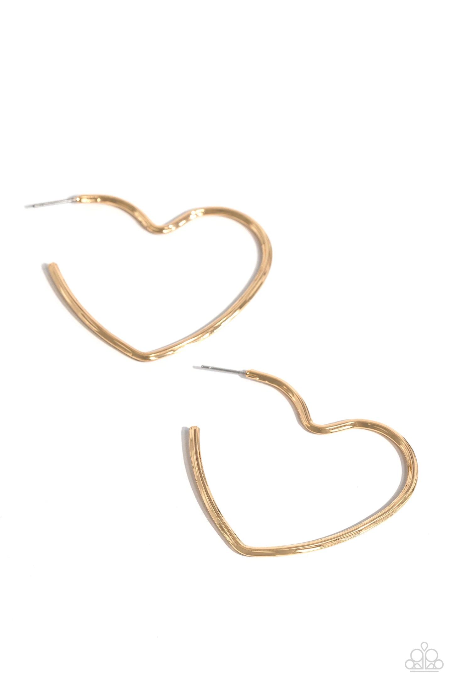 Paparazzi Summer Sweethearts - Gold Earrings