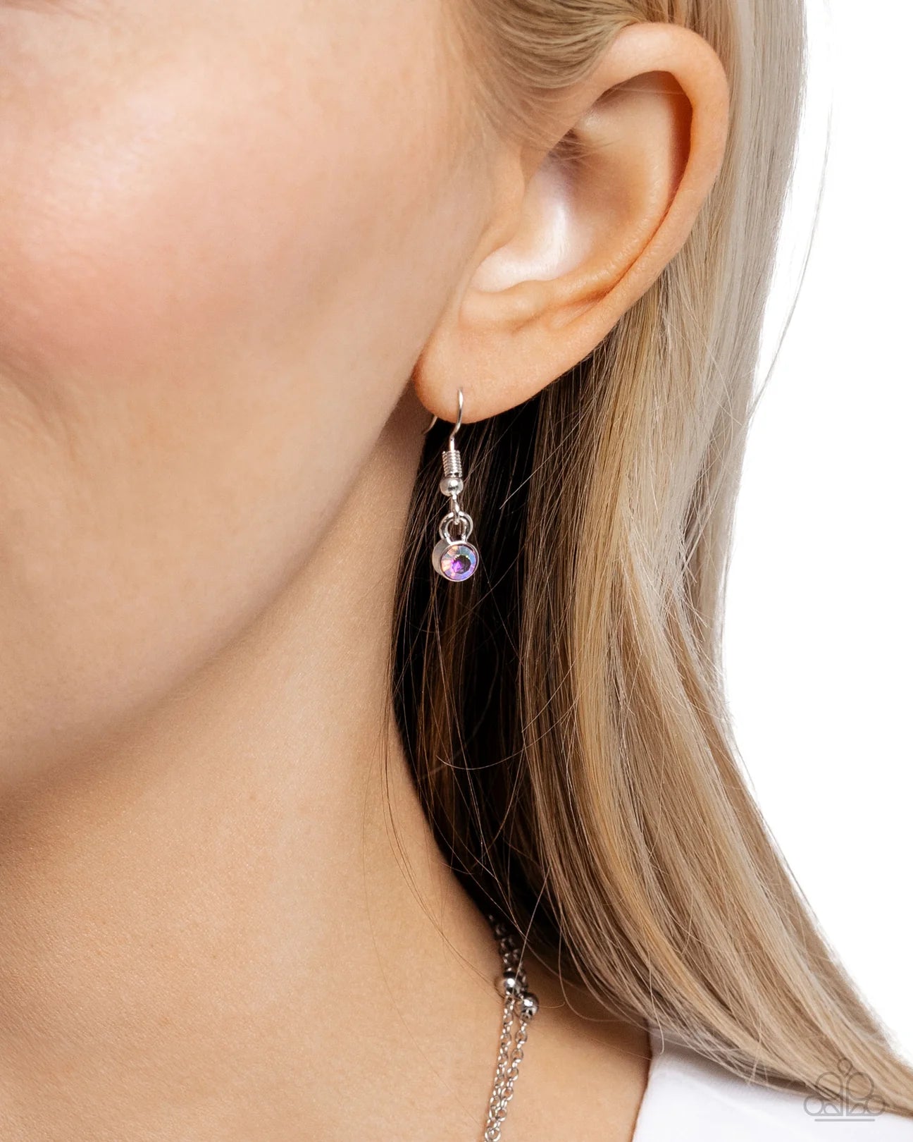 PAPARAZZI "FESTIVE FLIGHT" PINK NECKLACE