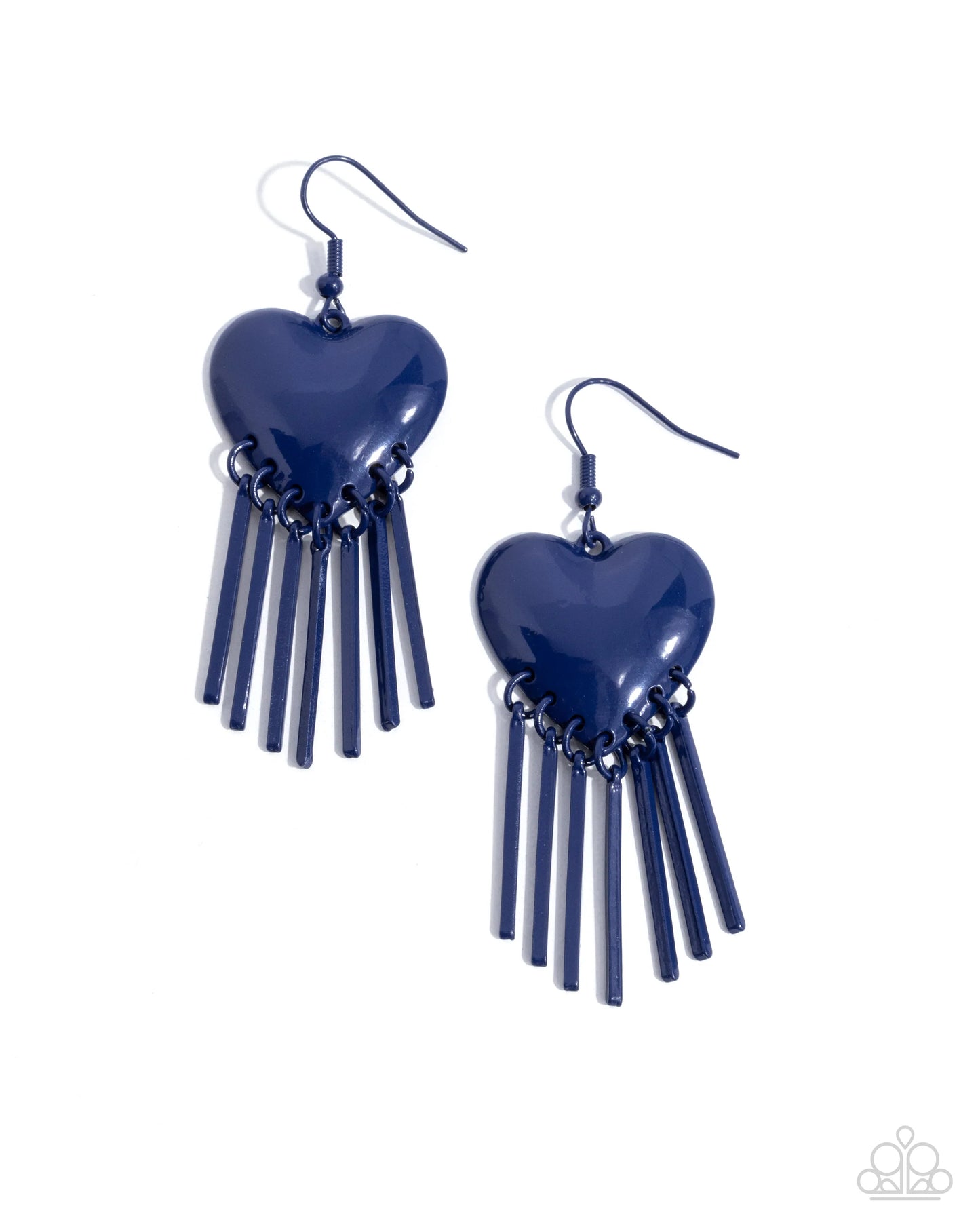 Paparazzi Flirty Fringe Blue Earrings