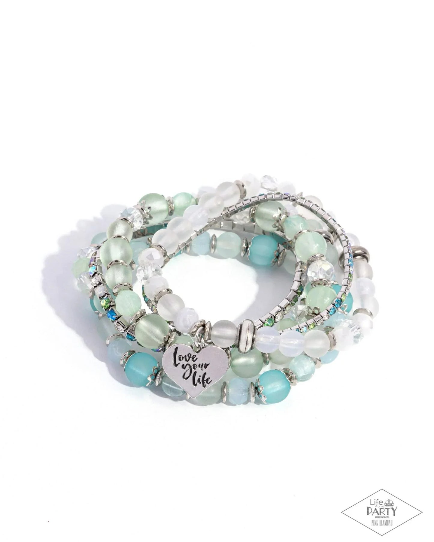Paparazzi Optimistic Opulence Blue Bracelet Multi