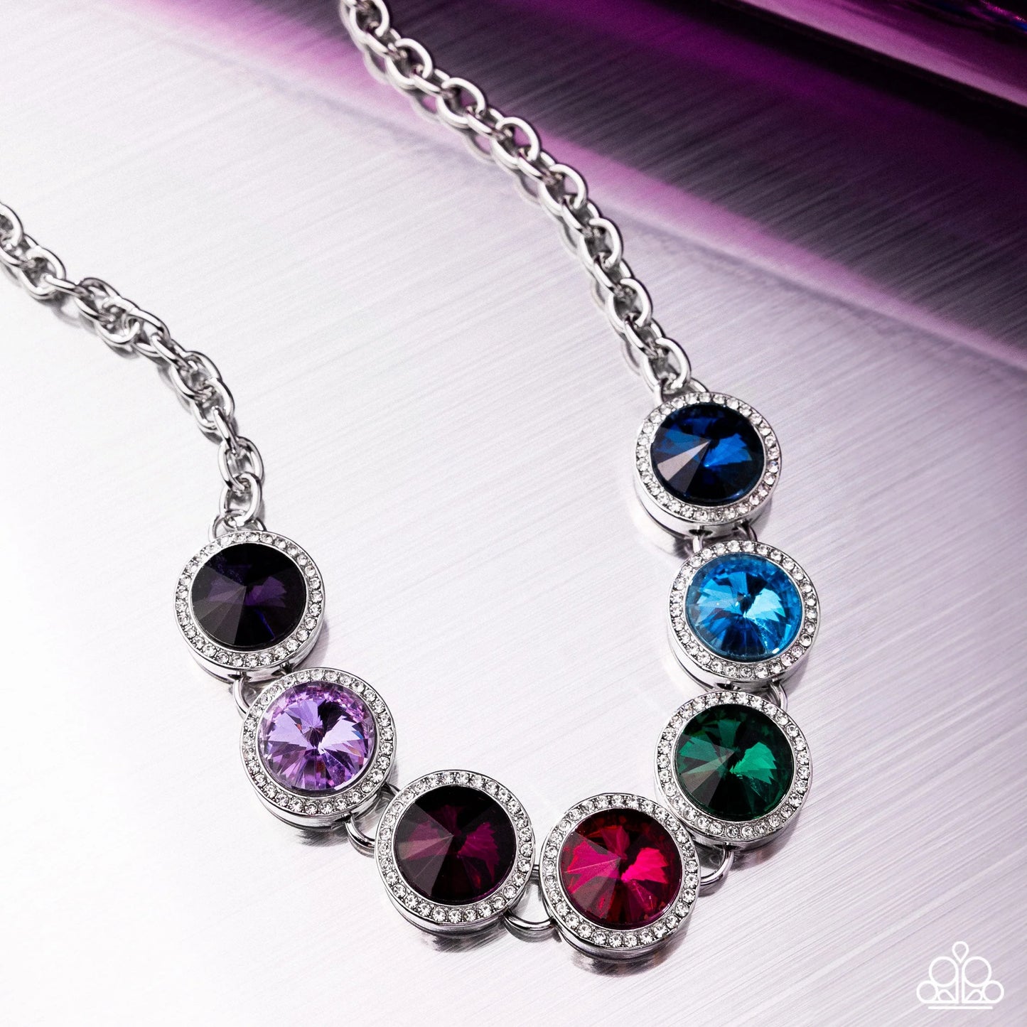 Paparazzi Royal Palette - Multi - July 2025 Life of the Party Exclusive Necklace
