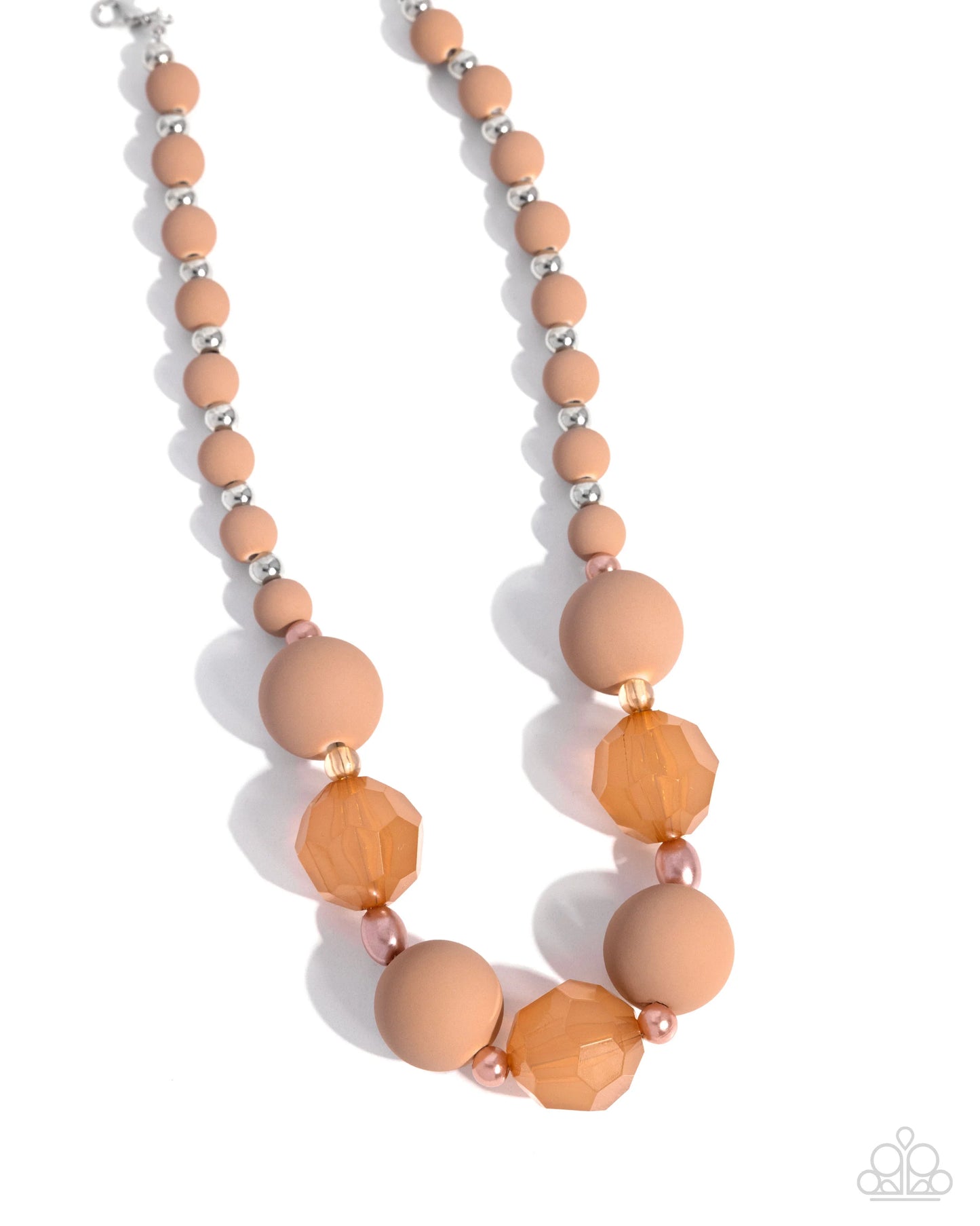 Paparazzi Suddenly Slanted - Brown Necklace