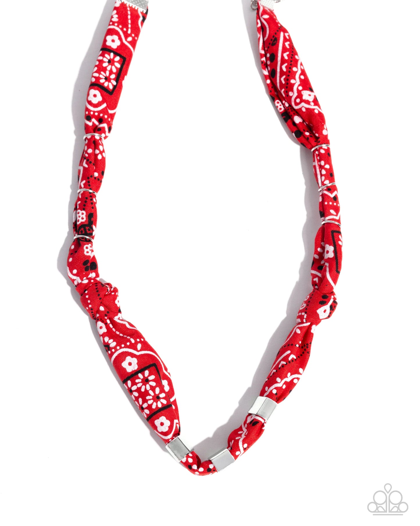 Paparazzi Bandana Balance - Red Necklace