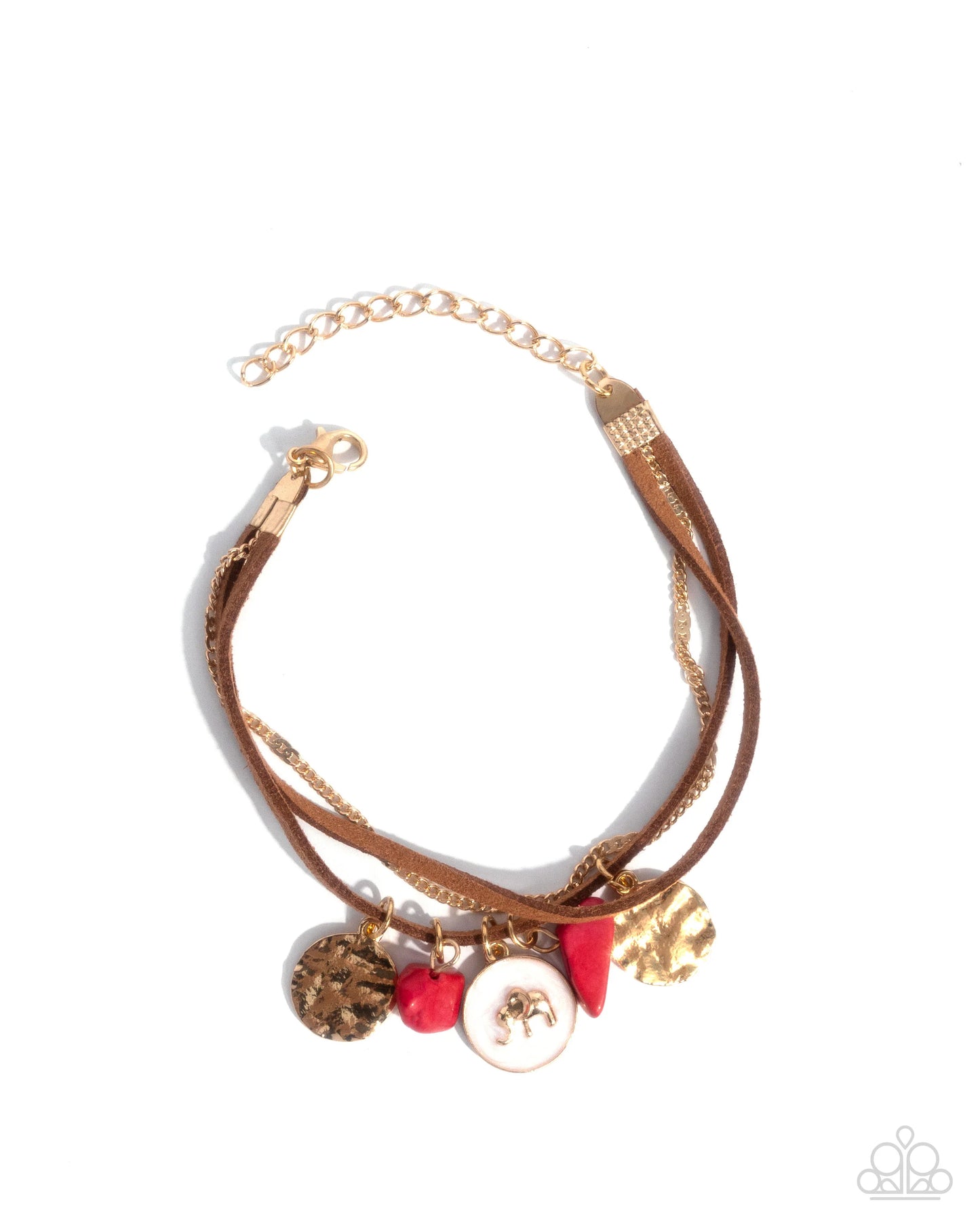 Paparazzi Serene Stroll - Red Bracelet